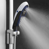 AKDY 51-in Aluminum 8-Spray Shower Panel System (Valve Included)