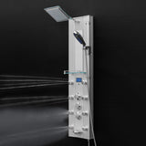 AKDY 51-in Aluminum 8-Spray Shower Panel System (Valve Included)
