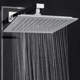 AKDY 35-in Black 2-Spray Shower Panel System