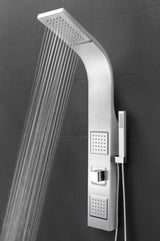 AKDY 39-in Stainless Steel 2-Spray Shower Panel System (Valve Included)