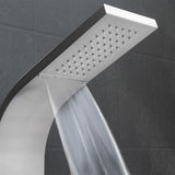 AKDY 39-in Stainless Steel 2-Spray Shower Panel System (Valve Included)