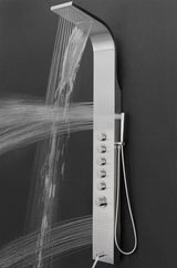 AKDY 63-in Stainless Steel 2-Spray Shower Panel System (Valve Included)