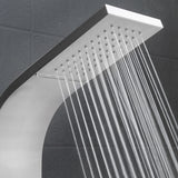 AKDY 63-in Stainless Steel 2-Spray Shower Panel System (Valve Included)