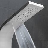 AKDY 63-in Stainless Steel 2-Spray Shower Panel System (Valve Included)