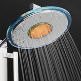 AKDY 51-in Chrome Silver 8-Spray Shower Panel System (Valve Included)