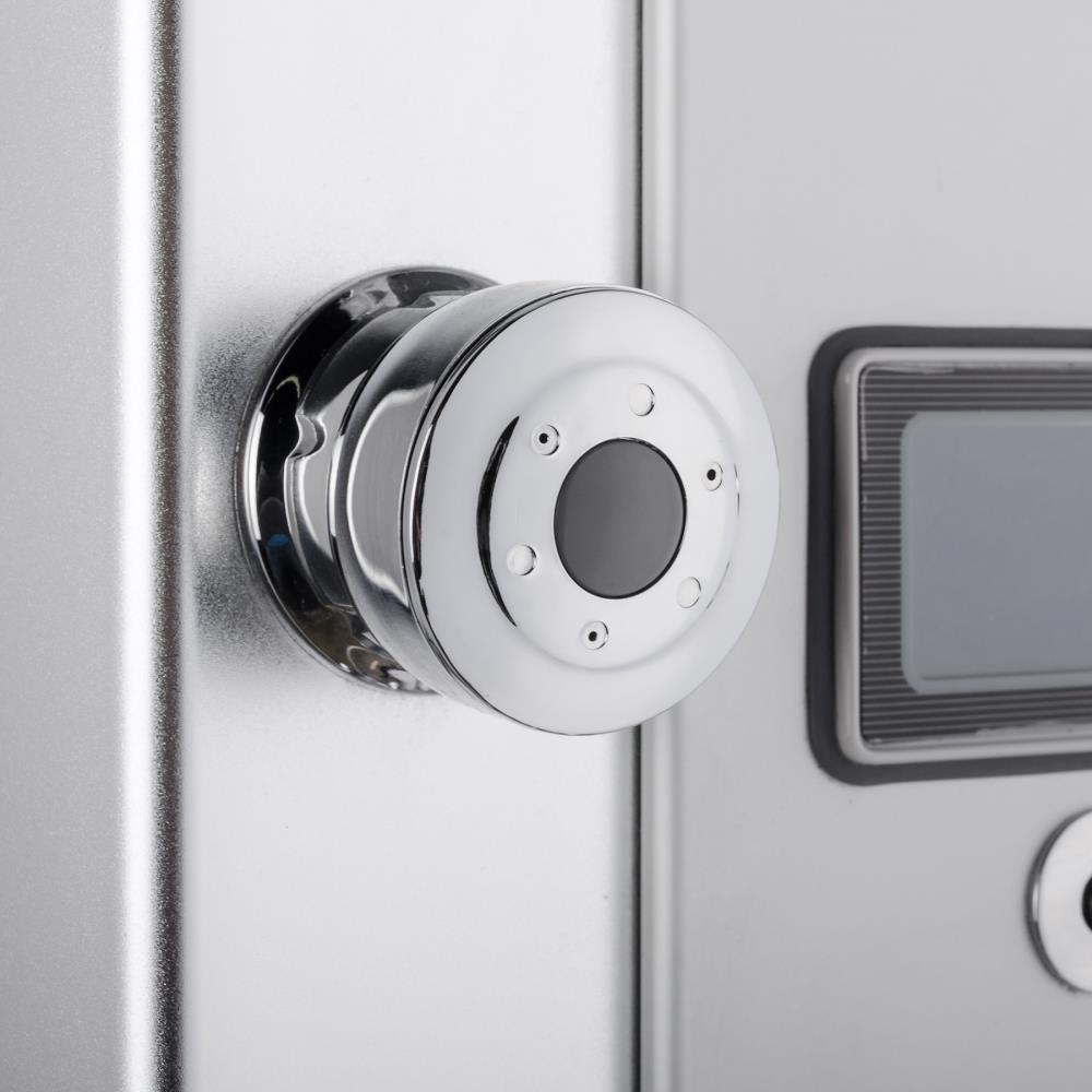 AKDY 51-in Chrome Silver 8-Spray Shower Panel System (Valve Included)