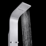 AKDY 65-in Stainless Steel 6-Spray Shower Panel System (Valve Included)