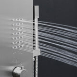 AKDY 58-in Stainless Steel 2-Spray Shower Panel System (Valve Included)