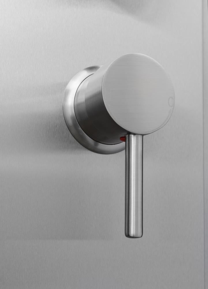 AKDY 58-in Stainless Steel 2-Spray Shower Panel System (Valve Included)