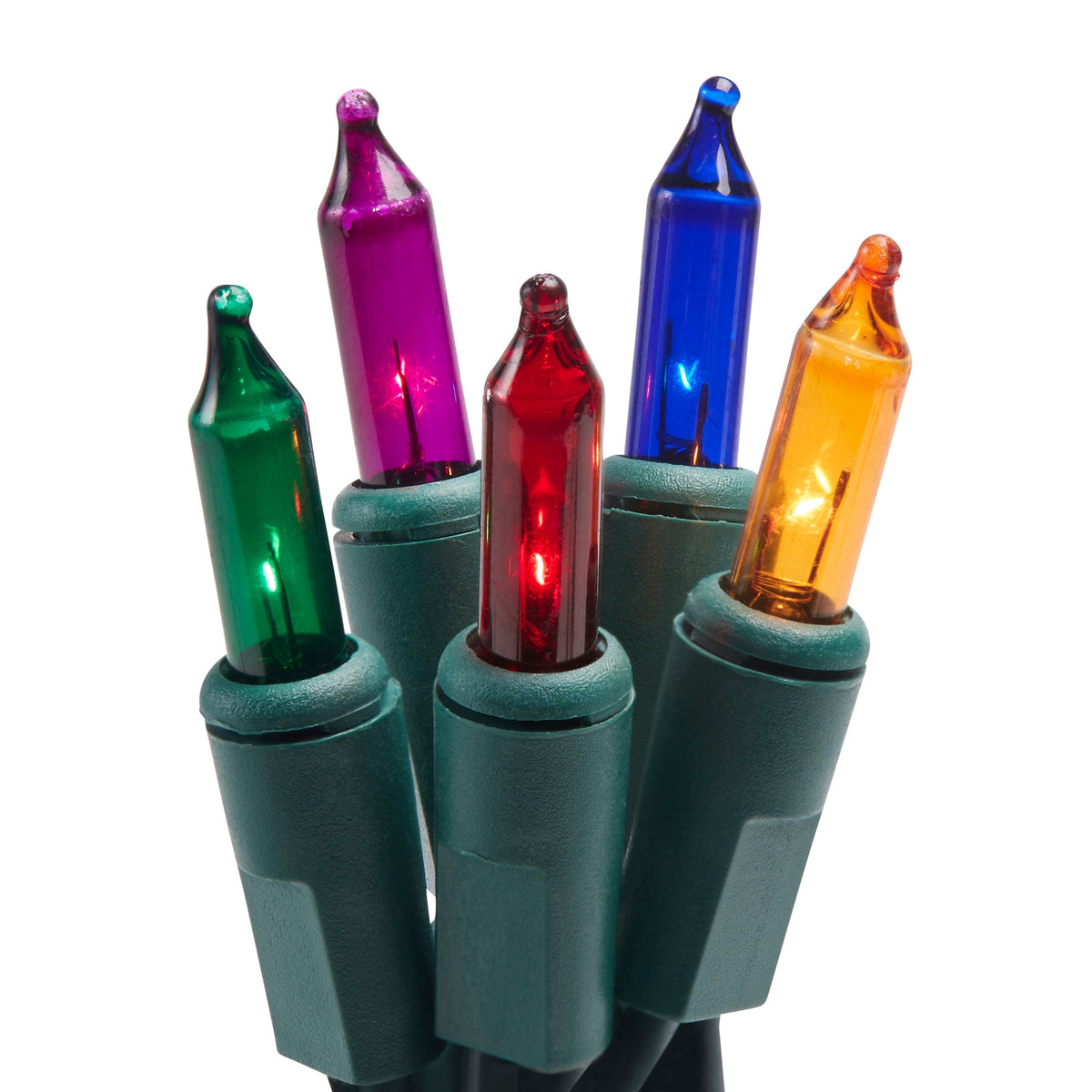 GE String-A-Long 50-Count 10.2-ft Multicolor Incandescent Plug-In Christmas String Lights