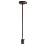 Portfolio Bronze Transitional Cylinder Pendant Light