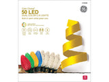 GE Color Choice 50-Count 32.6-ft Multi-function Multicolor LED Plug-In Christmas String Lights