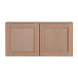 Easthaven Shaker Assembled 36x30x12 in. Frameless Wall Cabinet in Unfinished Beech - Super Arbor