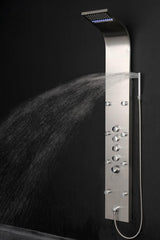 AKDY 63-in Stainless Steel 8-Spray Shower Panel System (Valve Included)