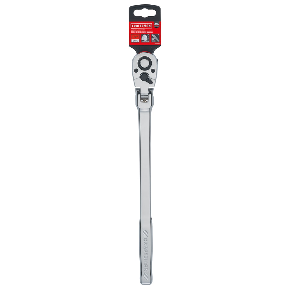 CRAFTSMAN 72-Teeth 1/2-in Drive Quick-Release Flexible Head Ratchet