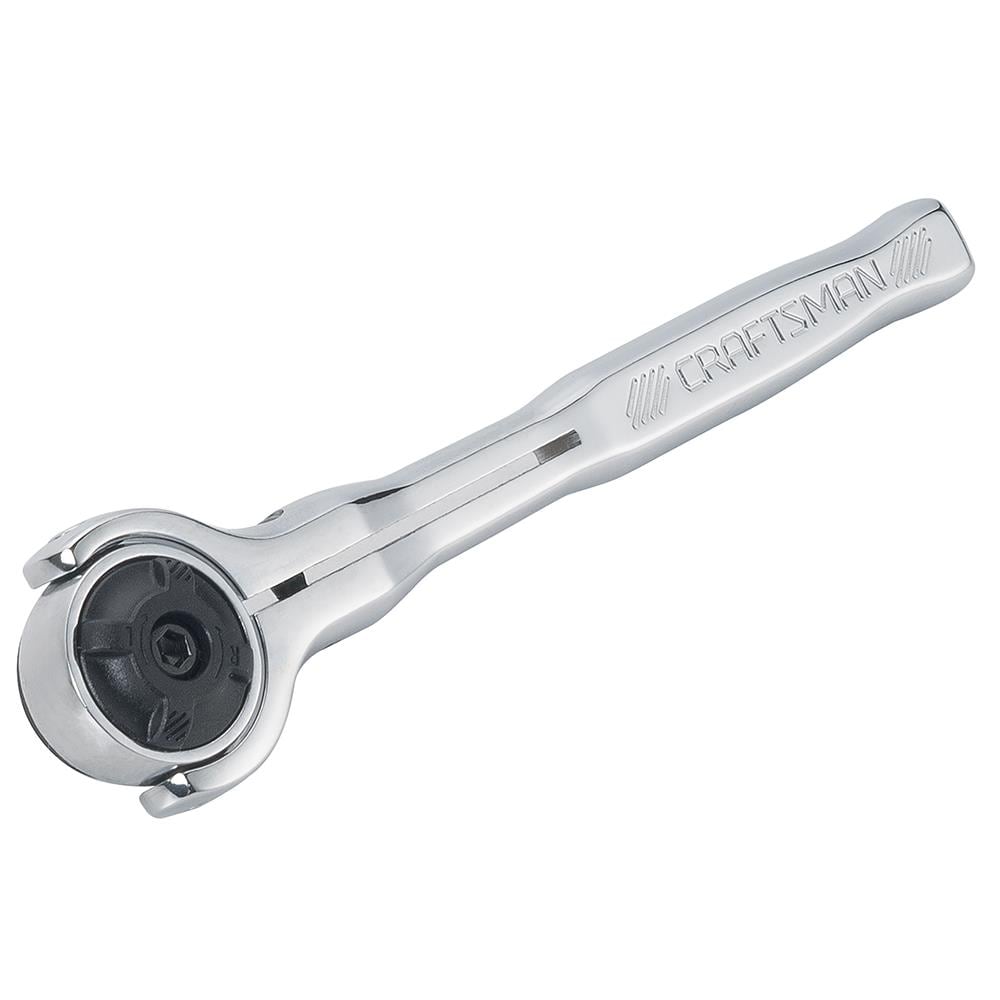 CRAFTSMAN 72-Tooth 1/4-in Drive Swivel-Head Ratchet