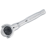CRAFTSMAN 72-Tooth 1/4-in Drive Swivel-Head Ratchet
