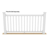 Deckorators Grab and Go White Composite Deck Rail Kit