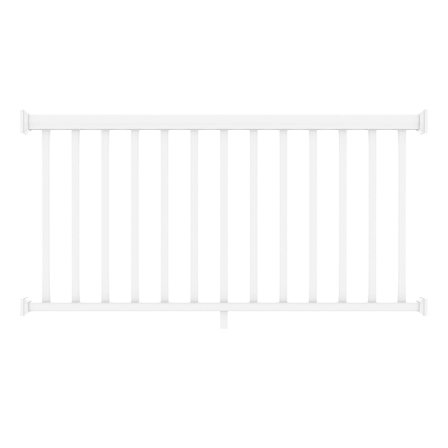 Deckorators Grab and Go White Composite Deck Rail Kit