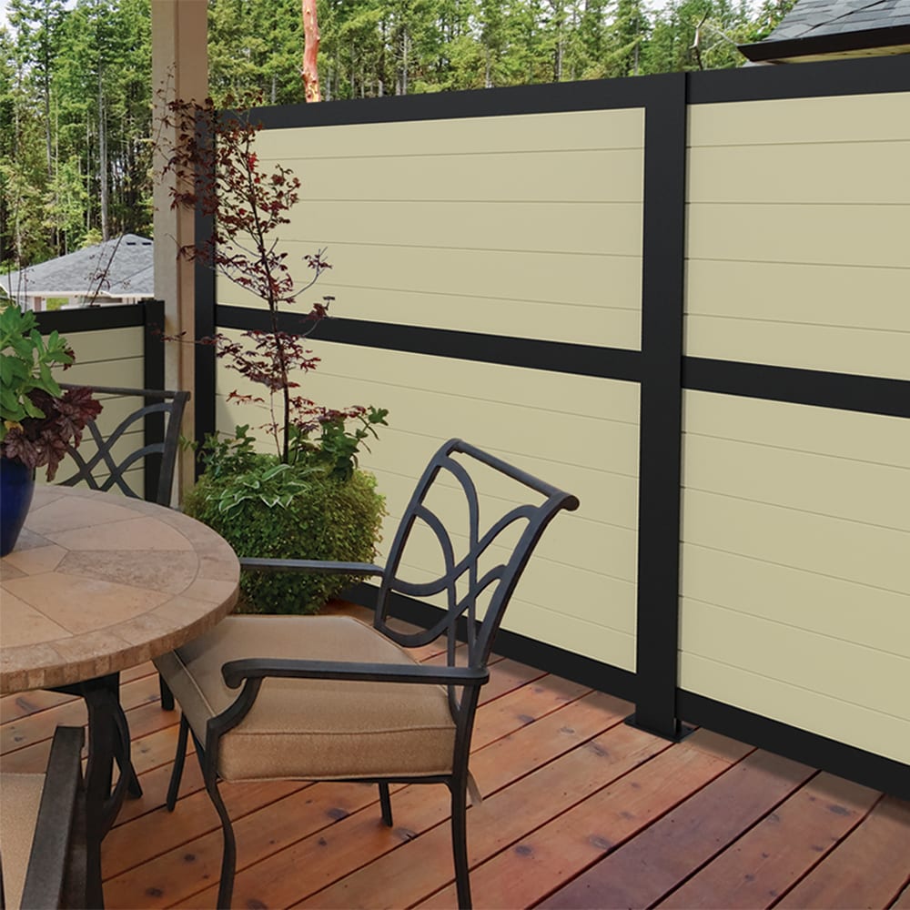 Freedom 66-in Off-white PVC Infill Boards (6-Pack)