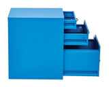 OSP Home Furnishings OSP Designs Blue 3-Drawer 14.5-in File Cabinet