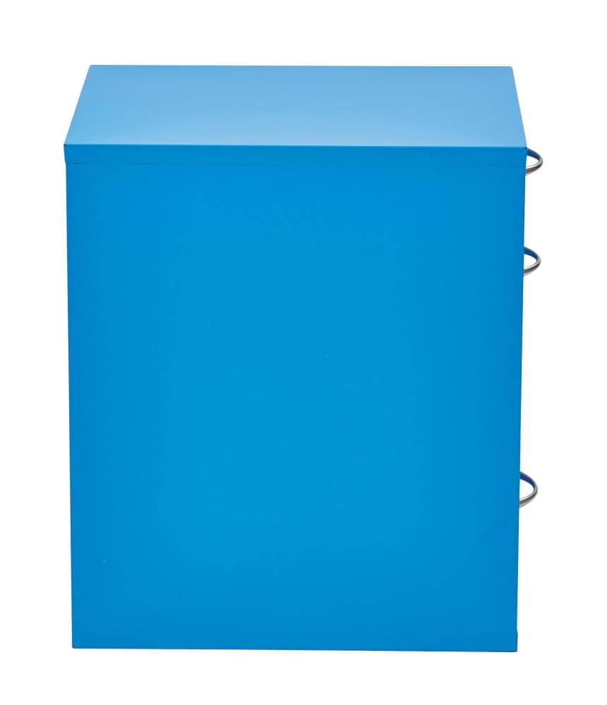 OSP Home Furnishings OSP Designs Blue 3-Drawer 14.5-in File Cabinet