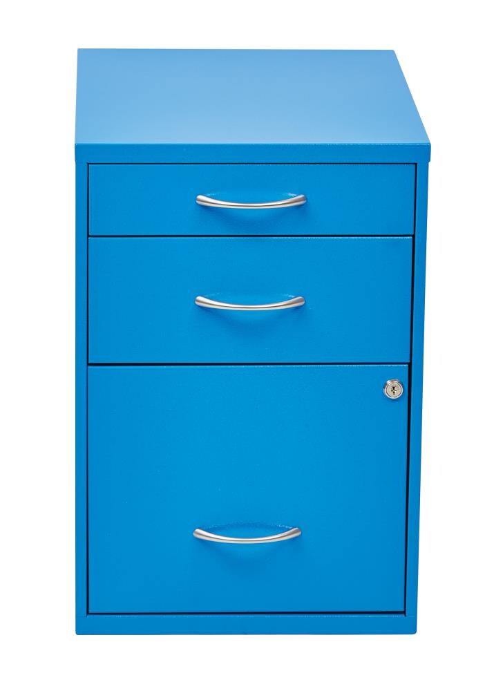 OSP Home Furnishings OSP Designs Blue 3-Drawer 14.5-in File Cabinet