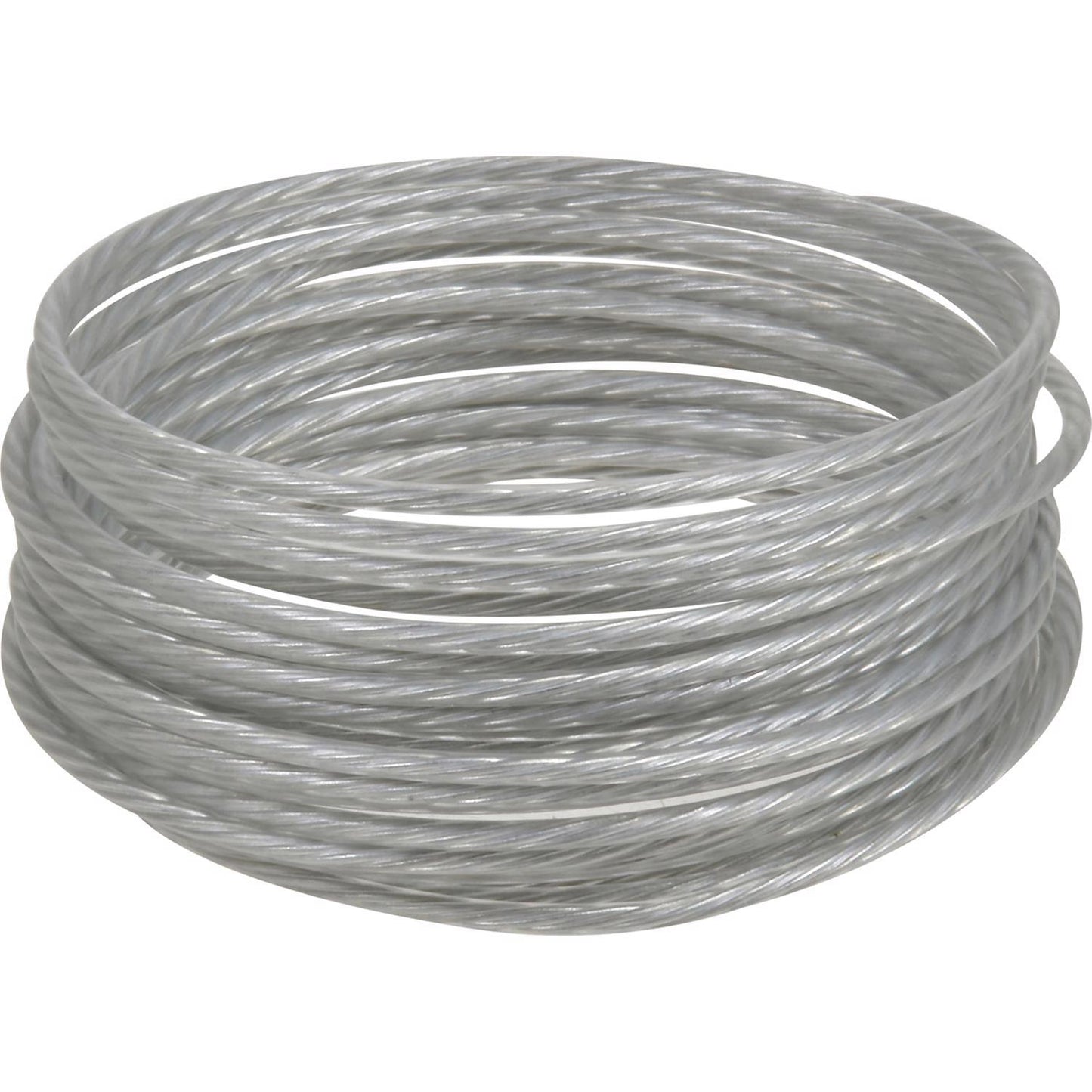 Hillman Plastic-Coated Silver Picture Wire, #3 x 10 ft, 30 lb Capacity, 1-Pack