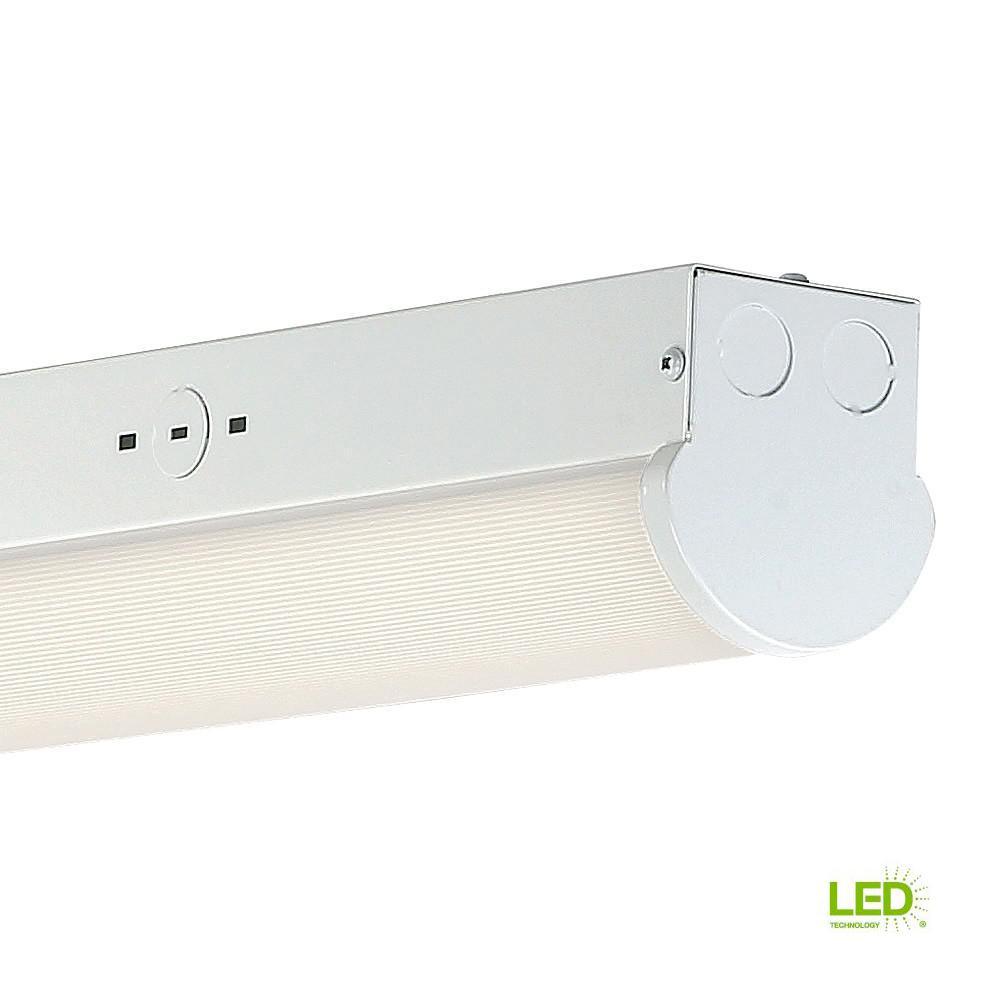 48-Watt 4 ft. White Integrated LED MV 5000 Lumen Surface Mount Strip Light - Super Arbor