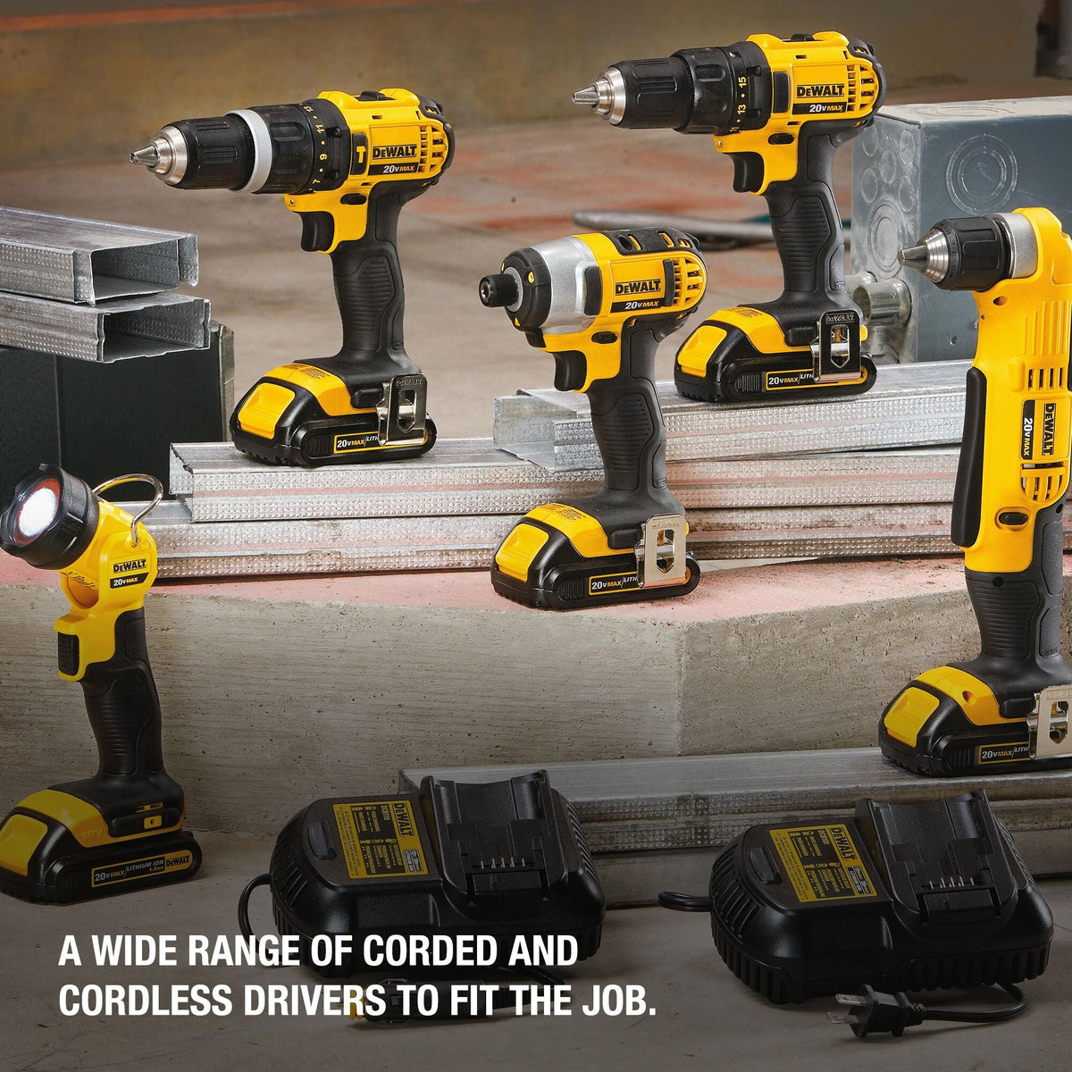DEWALT 20-Volt MAX Variable Speed Cordless Impact Driver Kit, 1/4-in Hex, 1 Battery & Charger Included (DCF885C1)