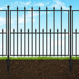 YARDLINK 3-in W Powder-coated Steel No Dig Yard Universal Fence Post