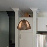 Portfolio 7.5-in H x 12-in W Forged Farmhouse Dome Pendant Light Shade
