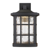 Quoizel Stonington 17-in H Matte Black LED Outdoor Wall Light