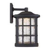 Quoizel Stonington 17-in H Matte Black LED Outdoor Wall Light