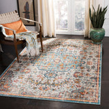Safavieh Madison Sudbury 9 x 12 Gray/Light Blue Indoor Distressed/Overdyed Vintage Area Rug