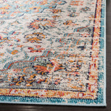 Safavieh Madison Sudbury 9 x 12 Gray/Light Blue Indoor Distressed/Overdyed Vintage Area Rug