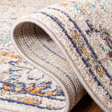 Safavieh Madison Sudbury 9 x 12 Gray/Light Blue Indoor Distressed/Overdyed Vintage Area Rug