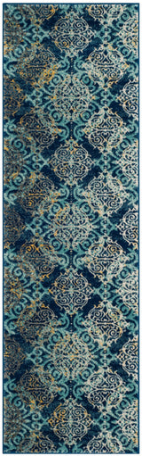Safavieh Evoke Rigby Royal/Light Blue Indoor Runner Rug, 2-ft-2-in x 7-ft