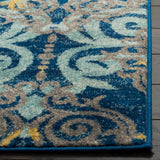 Safavieh Evoke Rigby Royal/Light Blue Indoor Runner Rug, 2-ft-2-in x 7-ft