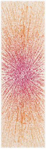 Safavieh Evoke Jude 2 x 11 Fuchsia/Cream Indoor Abstract Bohemian/Eclectic Runner