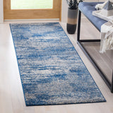 Safavieh Evoke Sorente 2 x 9 Navy/Ivory Indoor Abstract Industrial Runner