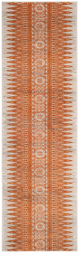 Safavieh Evoke Layla 2 x 7 Ivory/Orange Indoor Abstract Bohemian/Eclectic Runner
