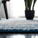 Safavieh Evoke Sorente 2 x 9 Navy/Ivory Indoor Abstract Industrial Runner