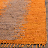 Safavieh Montauk Salina 2 x 7 Orange Indoor Abstract Coastal Handcrafted Runner