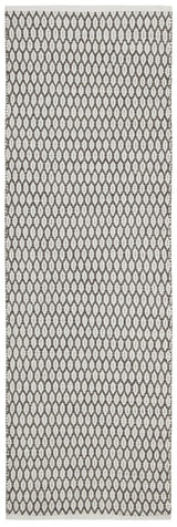 Safavieh Montauk Loch 2 x 7 Charcoal/Ivory Indoor Coastal Handcrafted Runner