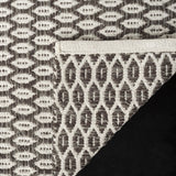 Safavieh Montauk Loch 2 x 7 Charcoal/Ivory Indoor Coastal Handcrafted Runner