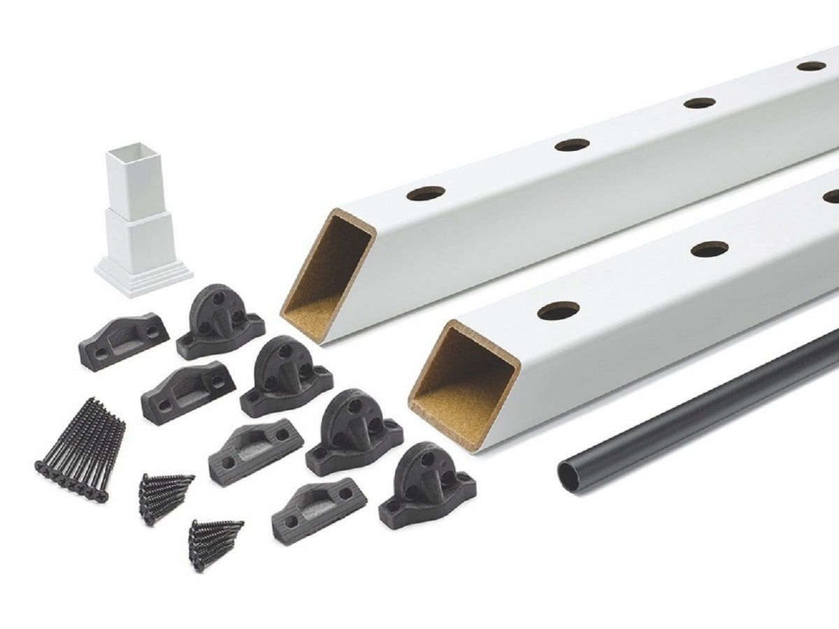 Trex Enhance 6-ft x 36-in Classic White Composite Deck Stair Rail Kit