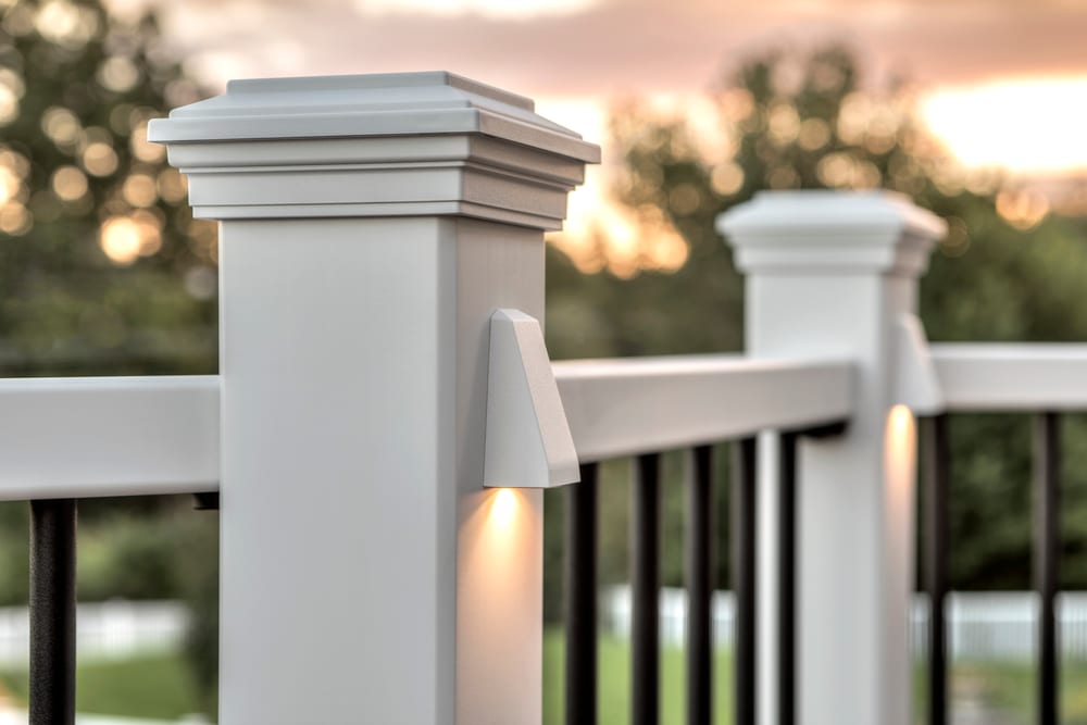 Trex 4-in x 4-in Enhance Classic White Composite Deck Post Cap