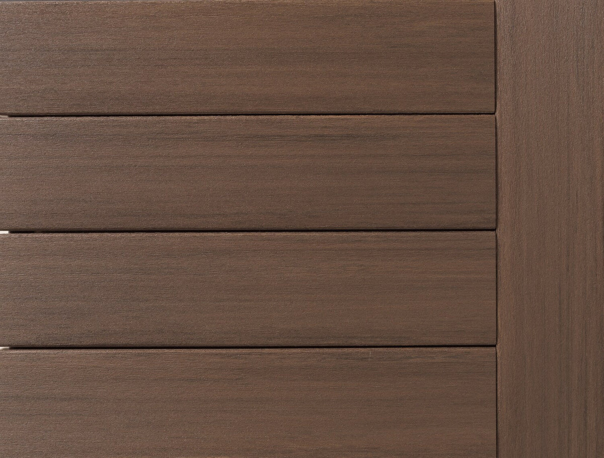 TimberTech Advanced Vintage 1/2-in x 12-in x 12-ft Composite English Walnut Fascia Deck Board (Actual Size: 0.5-in x 11.75-in)