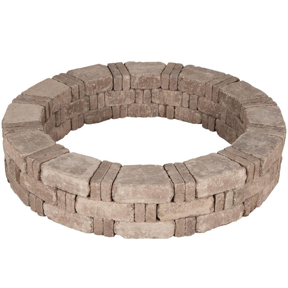 Pavestone RumbleStone 52.5 in. x 10.5 in. Tree Ring Kit in Greystone - Super Arbor